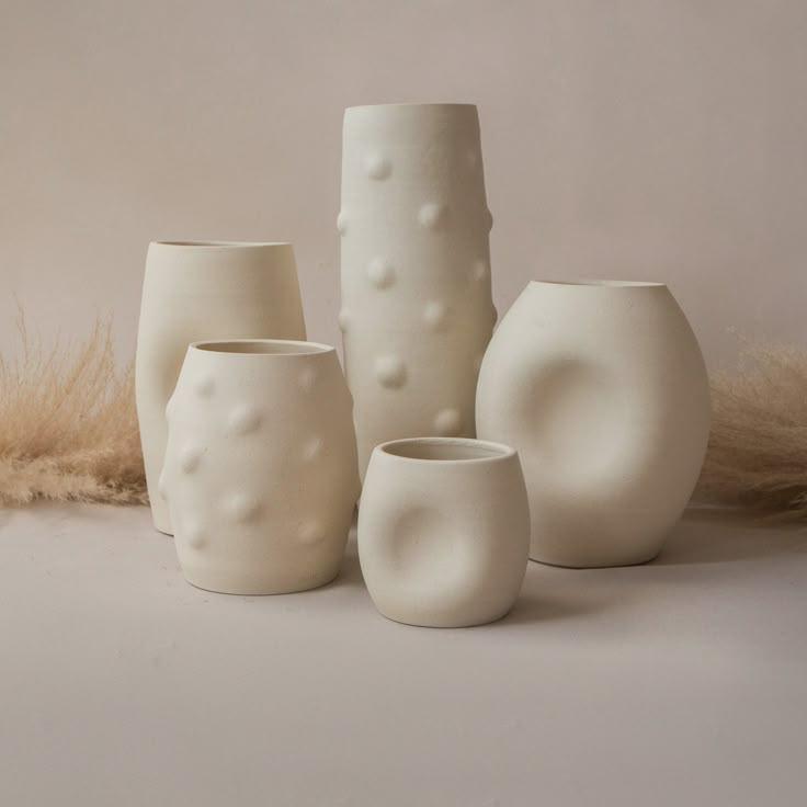 Kit de Florero Ceramica Minimalista